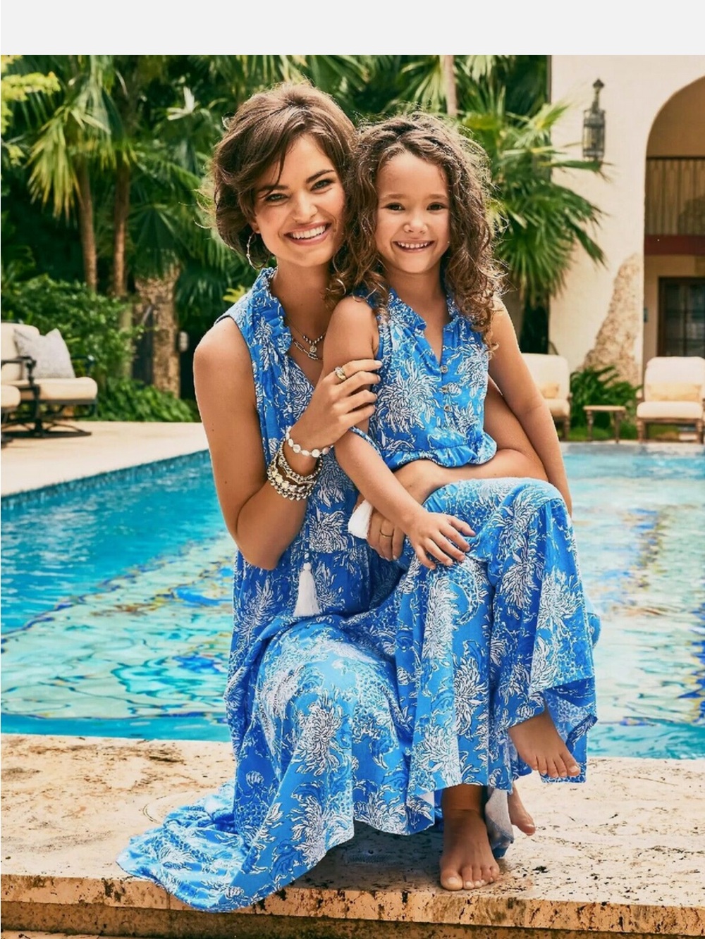 Lilly Pulitzer Malone Boca Blue Maxi Dress - Picture 5 of 11